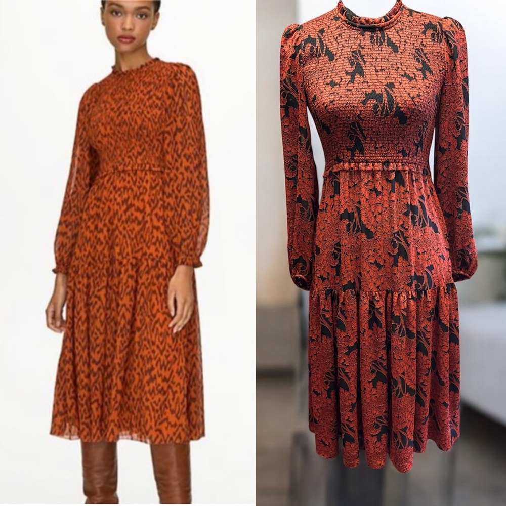 Le Fou Wilfred Rust and Black Dress